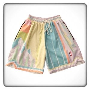 Trillest Shorts Multi-Pastel Size Small